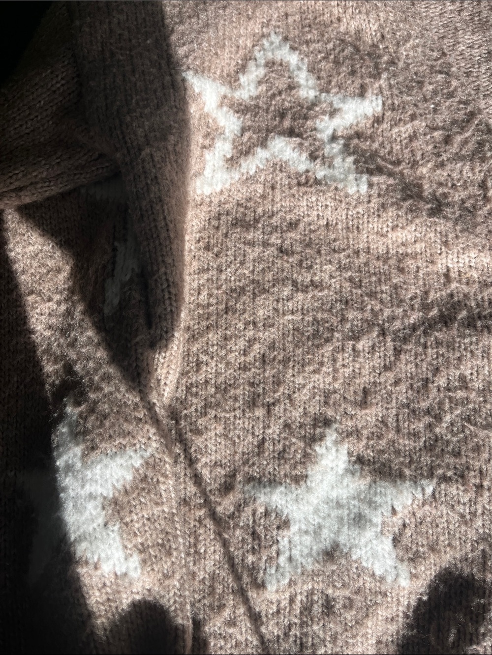 Pink Rose Star-Pattern Button-Front Cardigan - Picture 7 of 8
